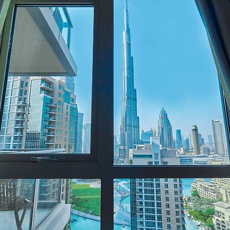 Burj Khalifa Front View & Fountain View Island Paradise 2Br Luxury Apartment Burj Residences Golden Homes Dubai Luaran gambar